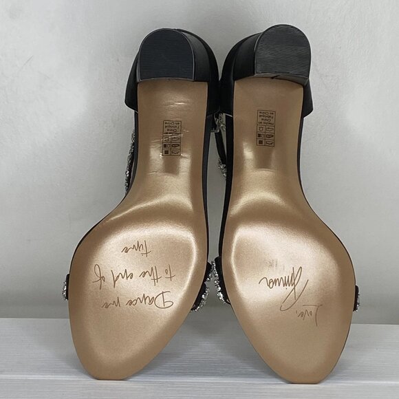 Naturalizer x Pnina Tornai Women’s Ahava Crystal Block Heel Sandals – Size 7.5 - Picture 2 of 8